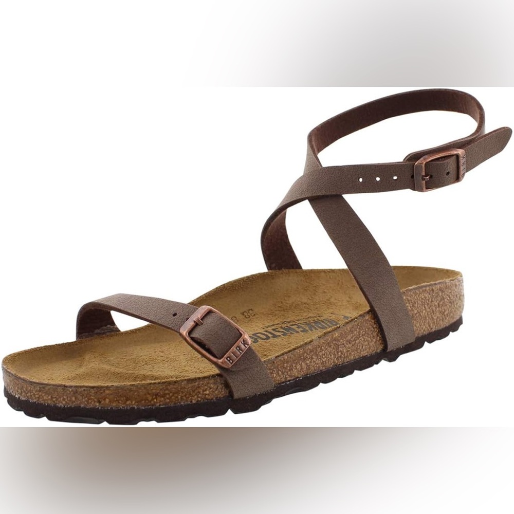 Birkenstock Daloa Mocha Brown Ankle Strap Sandals